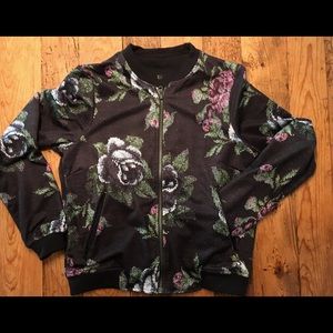Lululemon Reversible Floral Bomber Jacket